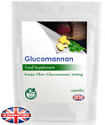 Glucomannan 500mg - 90 Capsules - Bowel, Reduce Appetite, Weight, Slimming, UK