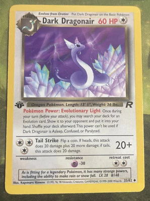 1st Edition Dark Dragonair 33/82 - Team Rocket - Near Mint - Image 1 of 2