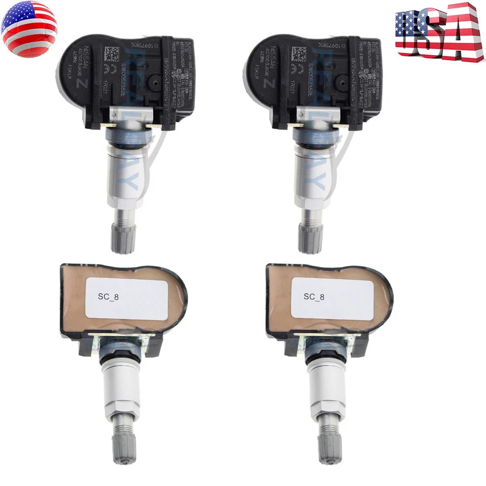 4x New Tire Pressure Sensor TPMS for Infiniti JX35 Q50 Q60 QX60 Altima Pathfind - Image 1 of 3