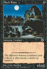 Muck Rats X4 (Portal 1) MTG (NM) *CCGHouse* Magic