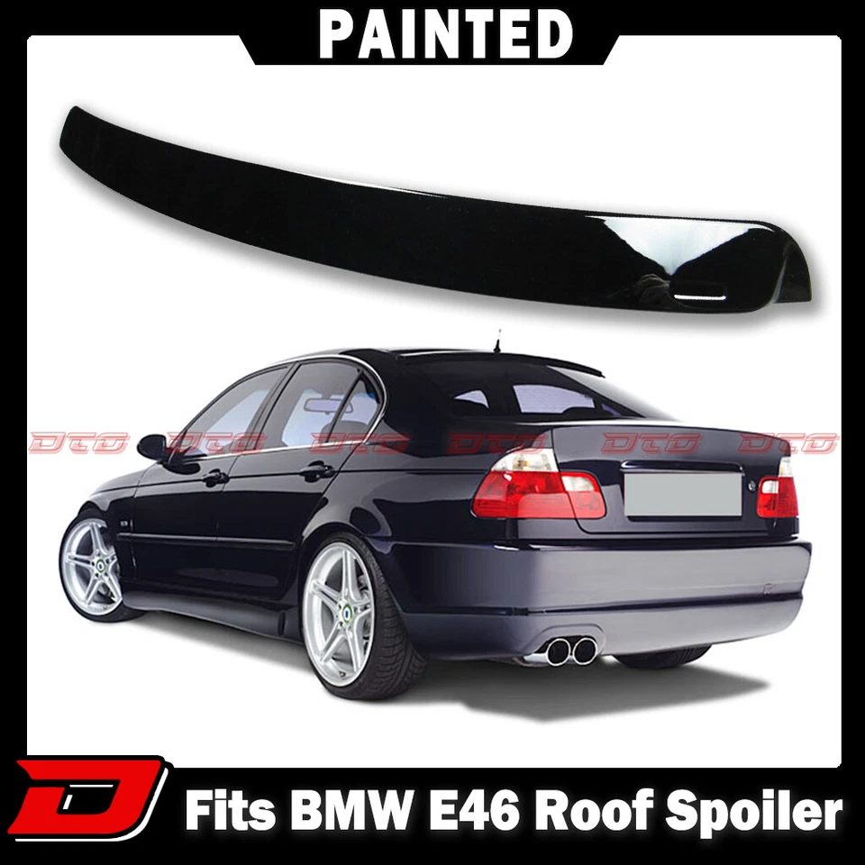 1999-2005 Fits BMW 3-Series E46 2D Coupe A Rear Roof Spoiler ABS Painted #668 - image 1 of 4