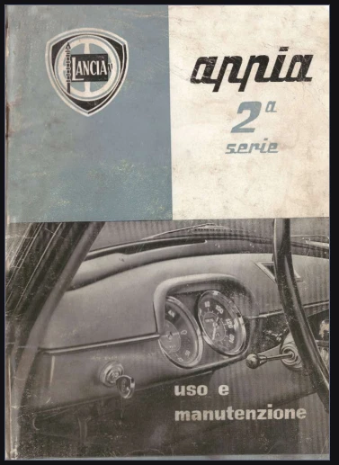 LANCIA APPIA 2 serie - MANUALE USO E MANUTENZIONE . Driver’s Handbook! Foto 1 de 1