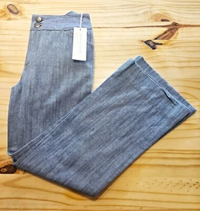 Sarah Waldo Girls Knit Oraganic Wide Leg Hanna Jean Bottoms Size 10 Youth - Picture 1 of 1