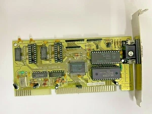 VINTAGE 1992 REALTEK RTG310SE 256K 16 BIT ISA VGA CARD FCC: I7KV2-91024 MXB22 - Picture 1 of 2