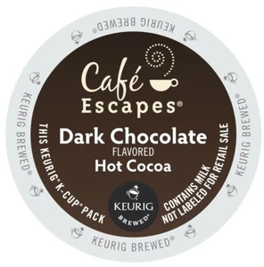 Cafe Escapes Dunkle Schokolade Heißer Kakao 24 bis 144 K Tassen Jede Größe wählbar KOSTENLOSER VERSAND - Bild 1 von 2