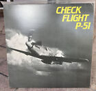 1984 AirCraft Records AC-1001 - VOL DE CONTRÔLE P-51 avec AFFICHE originale du cockpit