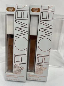 (2) Almond D3.5 Flower Light Illusion Full Coverage Concealer Crease Pro Contour - Picture 1 of 2