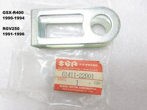 Suzuki GSX-R400 RGV250 Rear Wheel Chain Adjuster OEM GSXR400 RGV NOS 61411-22D01 - Picture 1 of 3