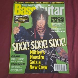 Guitar Worlds April 2004 Bass Guitar Magazine Nikki Sixx - Picture 1 of 5