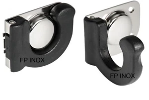 Crochet Gaffe De Luxe ( Lot de 2 ) inox Support Pliable en Nylon / Multi usage - Imagen 1 de 2