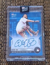 2022 Topps Now Steve Aoki - Blue Auto #25/49 191A Red Sox Fenway First Pitch SP