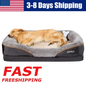 X-Large Memory Foam Dog Bed Orthopedic Sofa W/ Removable Washable Cover Sleeper - Picture 1 of 6