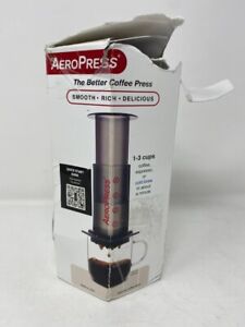 AeroPress Portable Travel Coffee Press Kit 1-3 Cups of Coffee Open Box