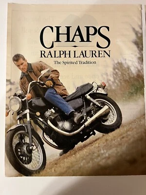 Antigo Rolling Stone Chaps Ralph Lauren 2 páginas anúncio, The Spirited Tradition - Imagem 1 de 2
