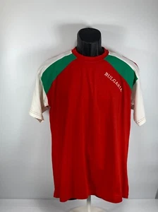 Vintage Rare Bulgaria Flag Theme T-shirt Patriotic Shirt...Size L - Picture 1 of 5