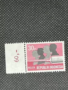 Vintage Republik Indonesia 30 Postage Stamp Pelita 1961 - Picture 1 of 2