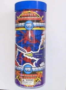 2014 Original Blip Battle Warriors Ninjas Vs Robots Figures 96 Pieces - Picture 1 of 8