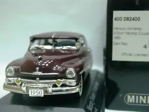 WOW EXTREM SELTEN Mercury Monterey Hardtop V8 Coupe 1950 R rot 1:43 Minichamps - Bild 1 von 3