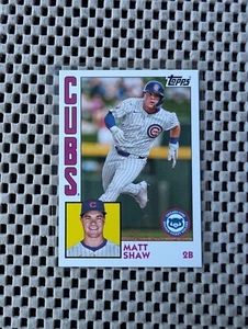 2024 Topps Chicago Cubs Season Ticket Holder Exclusive Matt Shaw RC 84C-MS - Picture 1 of 2