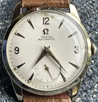 1954 Omega F-6262 Cal 344 17 Jewel Bumper Automatic  10K GF Mens Watch Working - Image 1 of 4