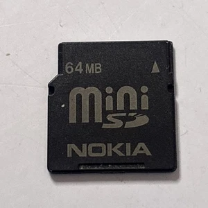 Nokia MiniSD 64mb Memory Card RP-SS064B - Picture 1 of 2