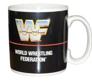 Vintage WWF World Wrestling Federation Coffee Mug by Applause 1990 Titan Sports - Picture 1 of 10