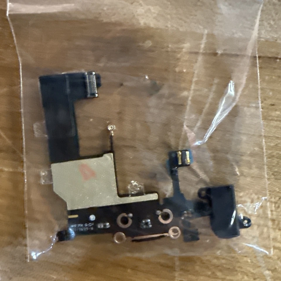 iPhone 5 Botón de Encendido Flex + Puerto Dock Conector para Auriculares Cable Flexible Foto 1 de 1