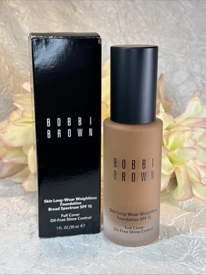 Bobbi Brown PIEL BASE LIGERA DE LARGA DURACIÓN SPF 15 - N-080 - 1 oz NUEVO EN CAJA FreeSh Foto 1 de 2