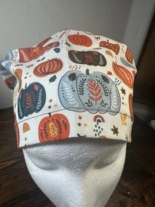 Pumpkins In Fall Euro Surgical Scrub Cap - Picture 1 of 4