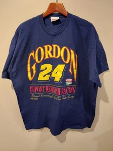 Camisa De Colección Años 90 Nascar 1999 Jeff Gordon 24 Dupont Racing Talla XXL DE COLECCIÓN Azul - Imagen 1 de 7
