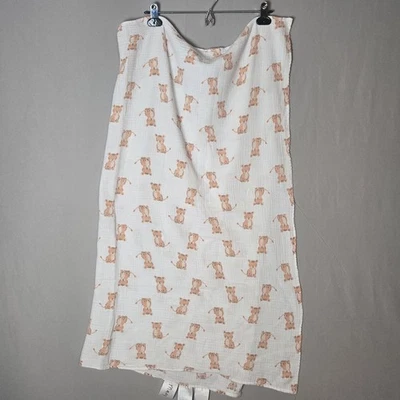 Manta de muselina para bebé Aiden + Anais estampado de tigre algodón suave 35x40 Foto 1 de 3