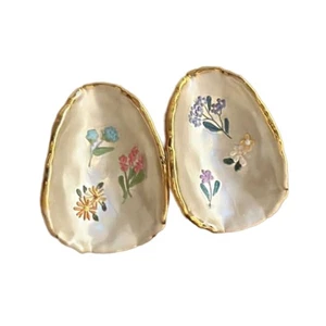 Exquisite Flower Design Earrings Eye Catching Ear Pendants Trendy Women Jewelry - Picture 1 of 8