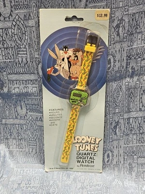 Reloj digital vintage 1989 Looney Tunes cuarzo nuevo en caja Foto 1 de 4