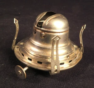 Circa 1900 Pat Scoville Fancy Nickel-Over-Brass No 2 Kerosene Oil Burner - Picture 1 of 5