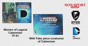 Catwoman - Women of Legend TF-01 Trading Card with Fake Piece Costume Cryptozoic - Bild 1 von 3