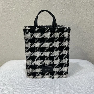 DKNY Magnolia Mini Bag Purse Houndstooth - Image 1 of 4