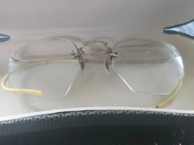 Óculos de sol vintage folheado a ouro amarelo 12k COC 1/10 - Imagem 1 de 4