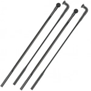 Juego de 4 radios para bicicleta de acero inoxidable PILLAR WING21 Elipsa 256-296 mm negro - Imagen 1 de 2