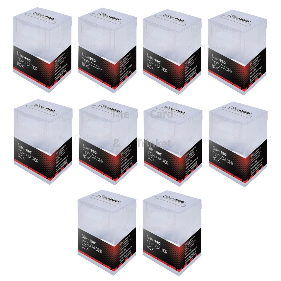10x Ultra PRO Toploader Box Card Storage Top Loader Holders - Image 1 of 4