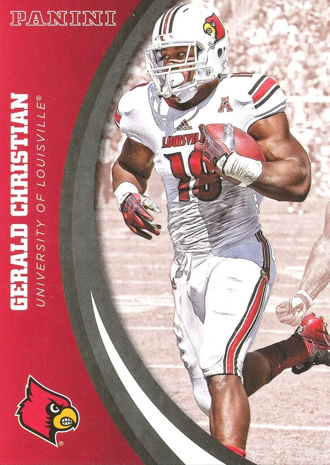 PANINI-COLLEGIATE Gerald Christian BILLS CARDINALS Louisville - Image 1 of 1