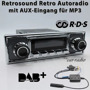 Retrosound Motor-1DAB Komplettset Becker Design MP3 DAB+ AUX-IN Retro Autoradio - Bild 1 von 11