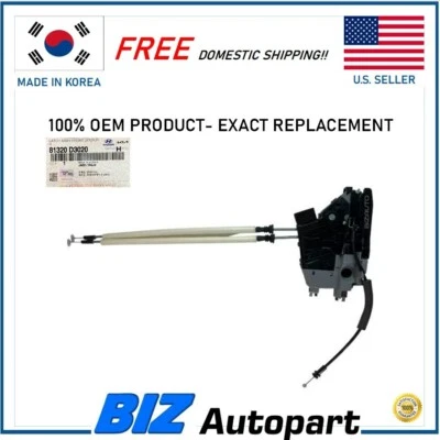 Genuine Front Door Lock Actuator RIGHT for 2016-2021 HYUNDAI TUCSON 81320-D3020 - Image 1 of 4