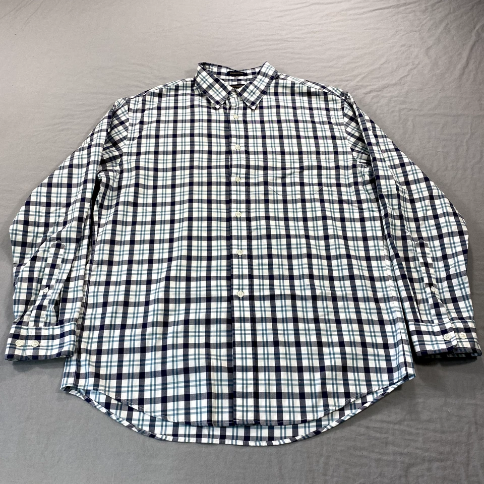 Pendleton Shirt Mens Large Blue White Bridgeport Button Up Outdoor Casual Adult - Image 1 of 4