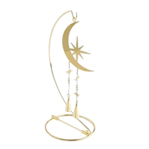 Avon Mond und Stern goldfarbenes Windspiel, Ramadan Deko, Eid Deko, EID Geschenk - Bild 1 von 1