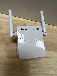 NETGEAR WN3000RPv2 Wi-Fi Booster Range Extender Plug-In Powerline Adapter #F1 - Picture 1 of 4