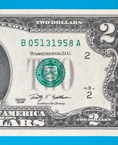 May 13, 1958 : B 05131958 A BIRTHDAY Note $2 Two Dollar Bill *UNC* - Picture 1 of 3