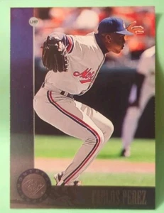1996 Leaf #8 Carlos Perez - Montreal Expos - Baseball Card - Picture 1 of 2