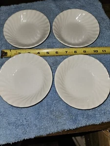Set(4) Johnson Brothers Cereal/ Fruit Bowls White Made In England s - Picture 1 of 11