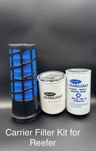 Carrier Reefer 2500A, 2100A, 7300 & 7500 Unit Filter Kit, Filterr Kit Trailer - Picture 1 of 6