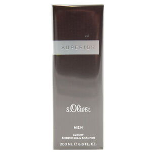 s.Oliver SUPERIOR Men 1 x 200 ml Duschgel Luxury Shower Gel for man